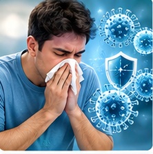 Cold, Flu & All Types of Infections illustration
